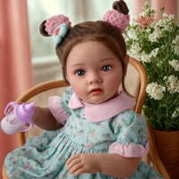 Poupée Bébé Reborn en Silicone Babeside Daisy 50cm, Réaliste