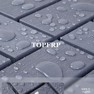 Luxury Anti-Slip Interlocking Deck Floor <b>Tiles</b> DIY <b>PVC</b> Composite Decking for Outdoor Use Grain Surface Treatment - Product Image 2