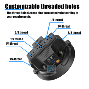 Support à ventouse incurvé pour GoPro Hero Session et autres caméras d'action - Supports de caméra d'action durables - Product Image 1