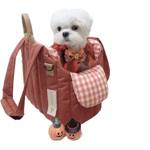 กระเป๋าถือแบบพกพาสำหรับสุนัขและแมวปรับได้กระเป๋าถือแบบพกพาสำหรับสุนัขและสัตว์เลี้ยงกันน้ำได้