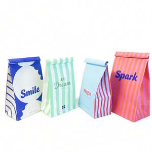 Sacs d'emballage pour chocolats et bonbons, avec logo personnalisé, biodégradables, recyclables, résistants à la graisse, en matériaux recyclés, avec fermeture à clip, pour l'emballage alimentaire, boulangerie - Product Image 2