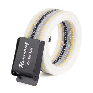 <span class=keywords><strong>Ceinture</strong></span> en toile <span class=keywords><strong>élastique</strong></span> décontractée pour hommes, nouvelle <span class=keywords><strong>ceinture</strong></span> tactique en nylon avec logo personnalisé, utilisation quotidienne polyvalente <span class=keywords><strong>sans</strong></span> poinçonnage pour les pantalons tissés - Product Image 3
