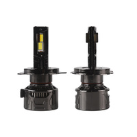 Ampoule de phare LED CANBUS H4, voyant d'avertissement stroboscopique contrôlé par application 3000K-8000k pour une utilisation hors route