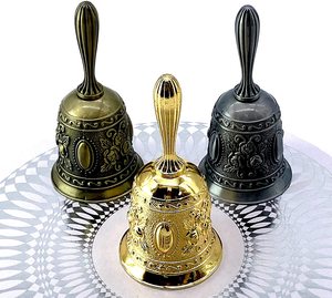 Hot Selling Antique Hand <strong>Bell</strong> Call <strong>Bell</strong> <strong>Brass</strong> Wedding Gold Silver Tourist Souvenir <strong>Brass</strong> Hand <strong>Bells</strong> - Product Image 6