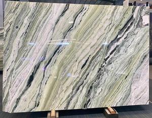 Modern High Quality Natural Green Marble for Indoor Kitchen Countertops Hotel Villa Walls &amp; Floors Luxury Stones Used - Product Image 6