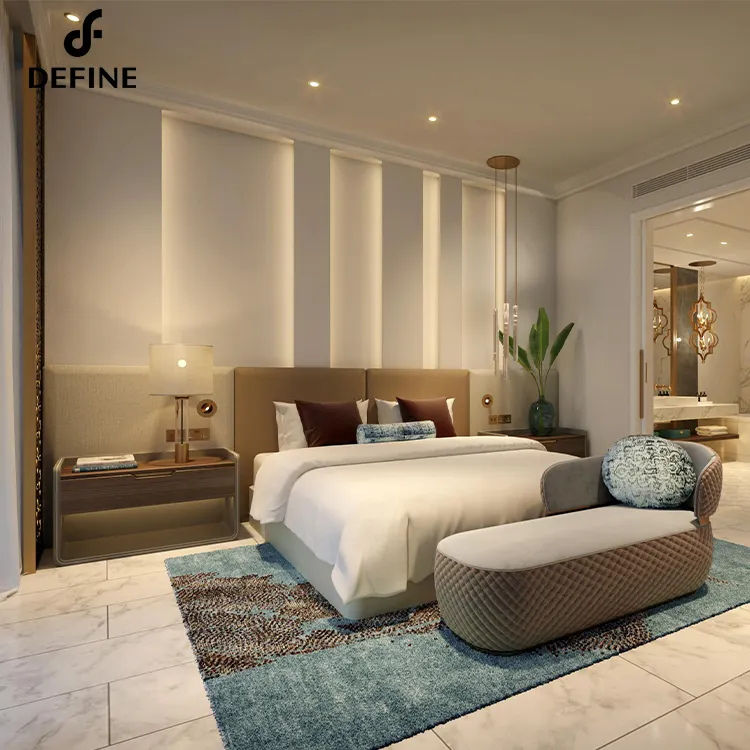 Luxury Design 5 star hotel room hotel furniture bedroom furniture set
