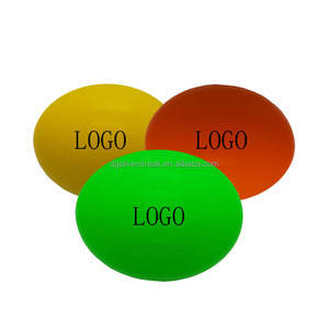Logo personalizzato promozionale spremere il giocattolo Anti-stress forma di uovo palla di Stress in rilievo morbido spremere giocattoli Stress palla per bambini - Product Image 4