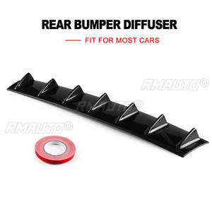 Diffuseur de pare-chocs arrière universel à 7 ailettes pour BMW, Ford, Subaru, Honda, Toyota, Mercedes-Benz - Product Image 2
