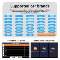 Escáner de Diagnóstico Universal para Automóviles M500 con OBDII y WiFi para Detección de Fallas en el Motor, Caja de Cambios y ABS, Actualización de Tableta, Uso Doméstico