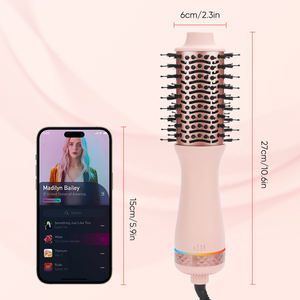 Cepillo <span class=keywords><strong>Secador</strong></span> de <span class=keywords><strong>Pelo</strong></span> de Viaje de 800W, <span class=keywords><strong>Secador</strong></span> y Estilizador de <span class=keywords><strong>Pelo</strong></span> en un Solo Paso, Mini Cepillo de Aire Caliente, <span class=keywords><strong>Secador</strong></span> y Estilizador de Volumen - Product Image 2