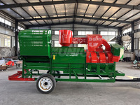 Décortiqueuse mobile UNIO de riz et de soja de haute qualité, vente chaude, machine agricole multifonctionnelle à haute efficacité, moteur diesel pour tracteur