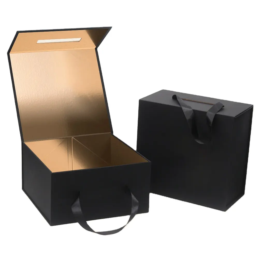 Kotak Kemasan Karton Magnet Mewah Cetak Kotak Kustom Kotak Kertas Tutup Magnetik Dapat Dilipat untuk Hadiah
