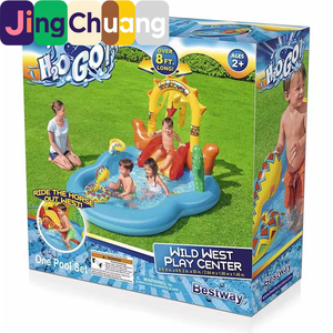 <span class=keywords><strong>Piscina</strong></span> Infantil 53118, <span class=keywords><strong>Piscina</strong></span> Reforzada con Chorros <span class=keywords><strong>de</strong></span> Agua, <span class=keywords><strong>Parque</strong></span> Acuático <span class=keywords><strong>del</strong></span> <span class=keywords><strong>Oeste</strong></span> Salvaje, <span class=keywords><strong>Piscina</strong></span> <span class=keywords><strong>de</strong></span> Entretenimiento - Product Image 4