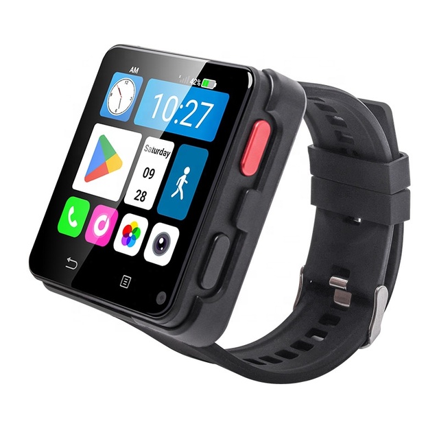 UNIWA DM180 2.64" IPS Touch Screen 4G LTE Calling WiFi GPS Removable Strap Android Smart Watch With 3GB RAM 32GB ROM