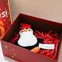 Joli porte-clés en peluche pingouin miniature, jouet à suspendre, adorable peluche moelleuse, porte-clés pingouin pour les amoureux