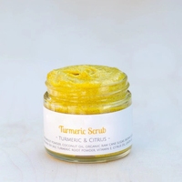Gommage exfoliant au curcuma pour le visage et le corps à la vitamine C, au sucre et au miel, gommage vaginal Yoni, gommage corporel au curcuma