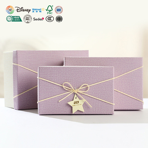 Luxe Personnalisé Couleur Forme Coffret cadeau Rouge Vif Trois Pièces Coffret cadeau - Product Image 4