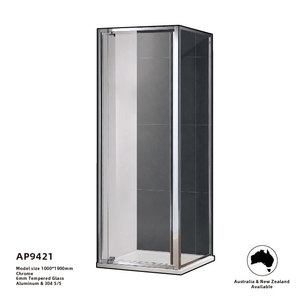 SUMI-puerta de ducha deslizante de vidrio templado, sistema de puerta de ducha sin marco, <span class=keywords><strong>mampara</strong></span> de ducha - Product Image 5