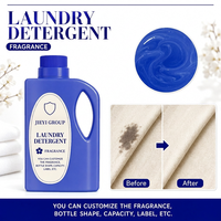Lessive en poudre ou liquide personnalisée Indigo Navy en flacon carré, capsules de lessive, produits de nettoyage, parfum et senteur