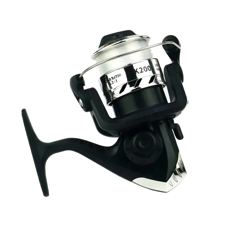 Hot Sale Fly Spinning Fishing Reels Plastic Spool Black Spinning Reels For Fishing
