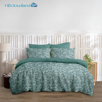 Ensemble de couette en polyester géométrique d'hiver de luxe Cloudland Frete, 3 pièces, taille King/Queen, couleur et logo personnalisables, respectueux de l'environnement