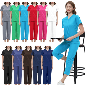 Uniformes Médicos Personalizados Traje de Hospital Ropa para Hombre y Mujer Conjuntos de Enfermería Uniformes Sanitarios - Product Image 1