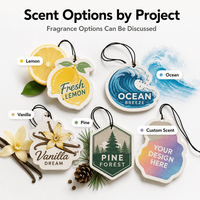 Tarjetas de Papel de Pulpa de Algodón Ecológicas, Resistentes al Calor y a la Humedad, con Logotipo Personalizado, para Colgar, Regalos Promocionales para Marcas de Automóviles