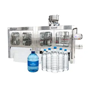 Automatische 3-in-1-Trinkwasserabfülllinie mineal reines Wasser Produktions linie der Abfüll maschine