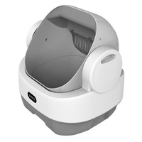 Bac à litière pour chat intelligent à capteur infrarouge, ouverture supérieure, auto-nettoyant, CH ICB023MAX, contrôle des odeurs, faible bruit, automatique