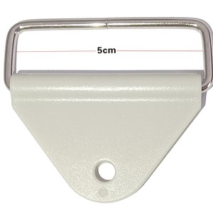 Hebilla Triangular Kebert con Anillo en D de 3.8 cm de Ancho, Accesorio para Equipos de Fitness - Product Image 2