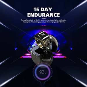 Anillo Zikr Anillo inteligente islámico Contador digital electrónico Tasbeeh Zikr Recordatorio 5 Alarma de tiempo de oración Aplicación IOS controlada para musulmanes - Product Image 2