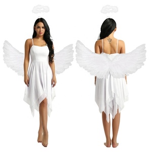 Vestidos de chifón para mujer, estilo estándar, para baile de salón, actuaciones en escenario, fiestas, Navidad, disfraces, carnaval - Product Image 3
