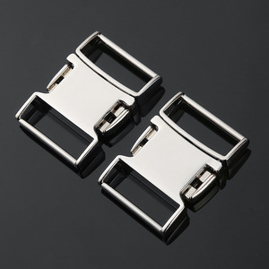 Hebilla de Liberación Lateral de Metal Jiuyuan de 25 mm, Aleación Plateada, Duradera, para Accesorios de Bolsos - Product Image 3