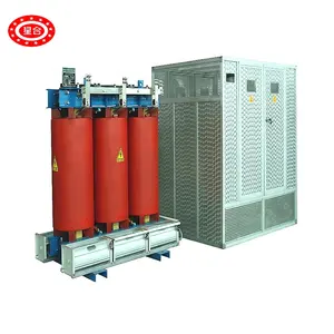 25kva 100KVA 350 kva 11KV 415V ، طاقة منخفضة الفقد ، محول كهربائي داخلي من النوع الجاف