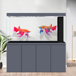 Acquario Rettangolare Super Bianco con Filtro Ecologico sul Fondo, Garanzia di 2 Anni, per Soggiorno, Ingresso, Vasca per Pesci Rossi - Product Image 4