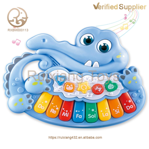 Juguete Musical Educativo para Bebés, <span class=keywords><strong>Piano</strong></span> Electrónico con Diseño de Panda de Dibujos Animados, Set de Juego para Bebés - Product Image 4