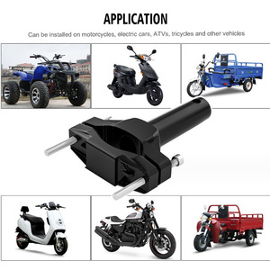 Soporte de acero para luces de motocicleta con tornillos y almohadillas para portaequipajes y uso todoterreno - Product Image 4