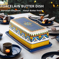Assiette à dîner en porcelaine avec couvercle pour la vente en gros