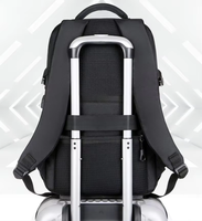 Sac à dos pour homme tendance personnalisé, multifonctionnel, imperméable, sac pour ordinateur portable, sac à dos d'affaires pour ordinateur portable 15 pouces avec USB
