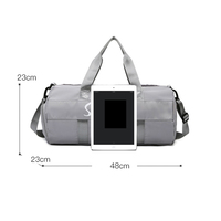 Sac de nuit étanche pour femmes, compartiment à chaussures, sac de voyage à la mode pour extérieur, couleur rose, personnalisé
