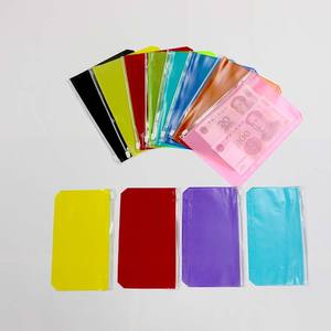 A5 Mattierte PVC-Klarsicht-Budgetmappe 6-Loch Geldtasche Dokumentenorganizer Reißverschluss-Ordner Umschlagtasche Plastik-Einstecktaschen - Product Image 6