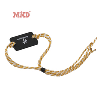 NFC acrylique Tag Bracelet personnalisé RFID corde tissé Bracelet pour hôtels de villégiature