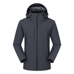 เสื้อแจ็คเก็ตสกีกันลมกันน้ำสำหรับผู้ชาย พร้อมฮู้ดถอดได้และซับใน เหมาะสำหรับใส่เดินป่ากลางแจ้ง - Product Image 3