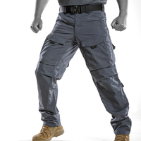 Pantalon de randonnée imperméable multi-poches toutes saisons, genoux renforcés, camouflage woodland, pantalon tactique pour homme, adapté à la chasse et au tir à l'air comprimé
