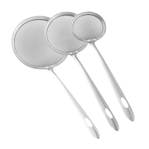 Stainless Steel <b>Strainer</b> Set 3Pcs <b>Mesh</b> Kitchen Oil Separator Skimmer For Foam Removal - Product Image 5