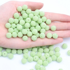 CJ оптовая продажа 10 мм 12 мм 15 мм акриловые Свободные Круглые бусины Bayberry для изготовления ювелирных изделий - Product Image 6