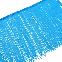 Frange en nylon double fil soyeux épaisse de 4'' (10 cm) et 8'' (20 cm) pour robe - Vente en gros