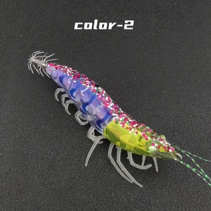 3.0 #   Señuelo de Calamar Luminoso de Silicona Suave con Patas, 10cm 12g, Cebo de Camarón que Brilla en la Oscuridad, <span class=keywords><strong>Egi</strong></span> con Anzuelo de Corona para Pesca Nocturna de Pulpo y Sepia - Product Image 6
