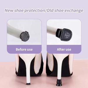 Protections antidérapantes et anti-bruit pour talons hauts, capuchons de talon ronds de remplacement pour talons hauts - Product Image 3