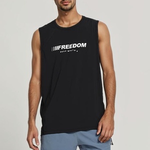 Débardeur de sport blanc pour hommes, personnalisable, pour musculation et entraînement, vente en gros - Product Image 4